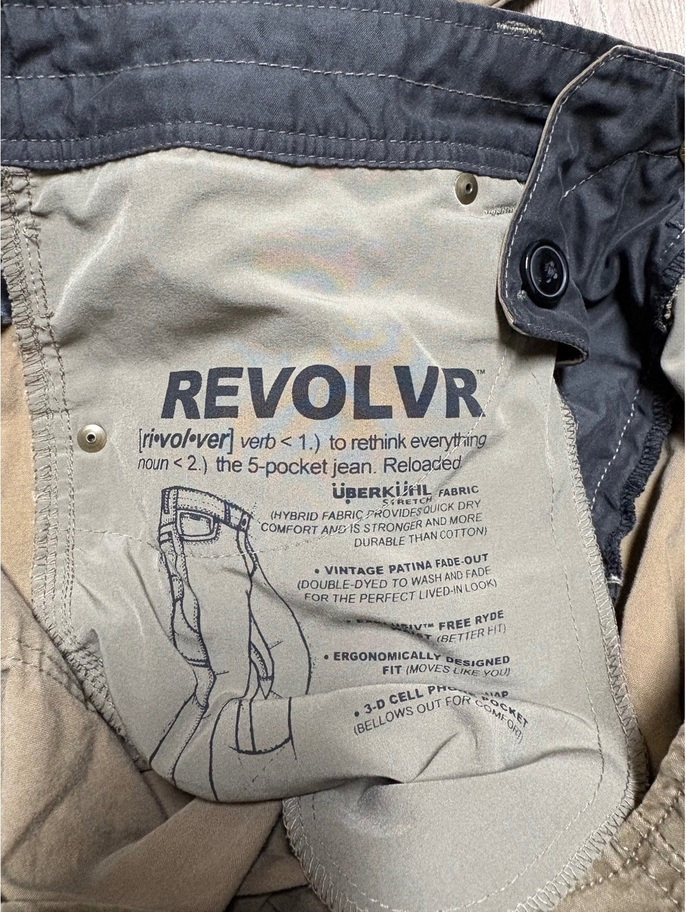 Kuhl Revolvr khaki pants 36 x 28 - Picture 7 of 11